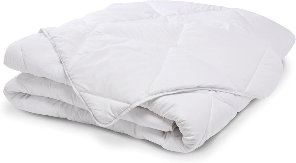 Plapumă caldă pentru 1 persoană, Hygiafill 95° lavabil, testat profesional, alb, 140X200Cm, KBOB40 Plapumi si pilote Naty Shop