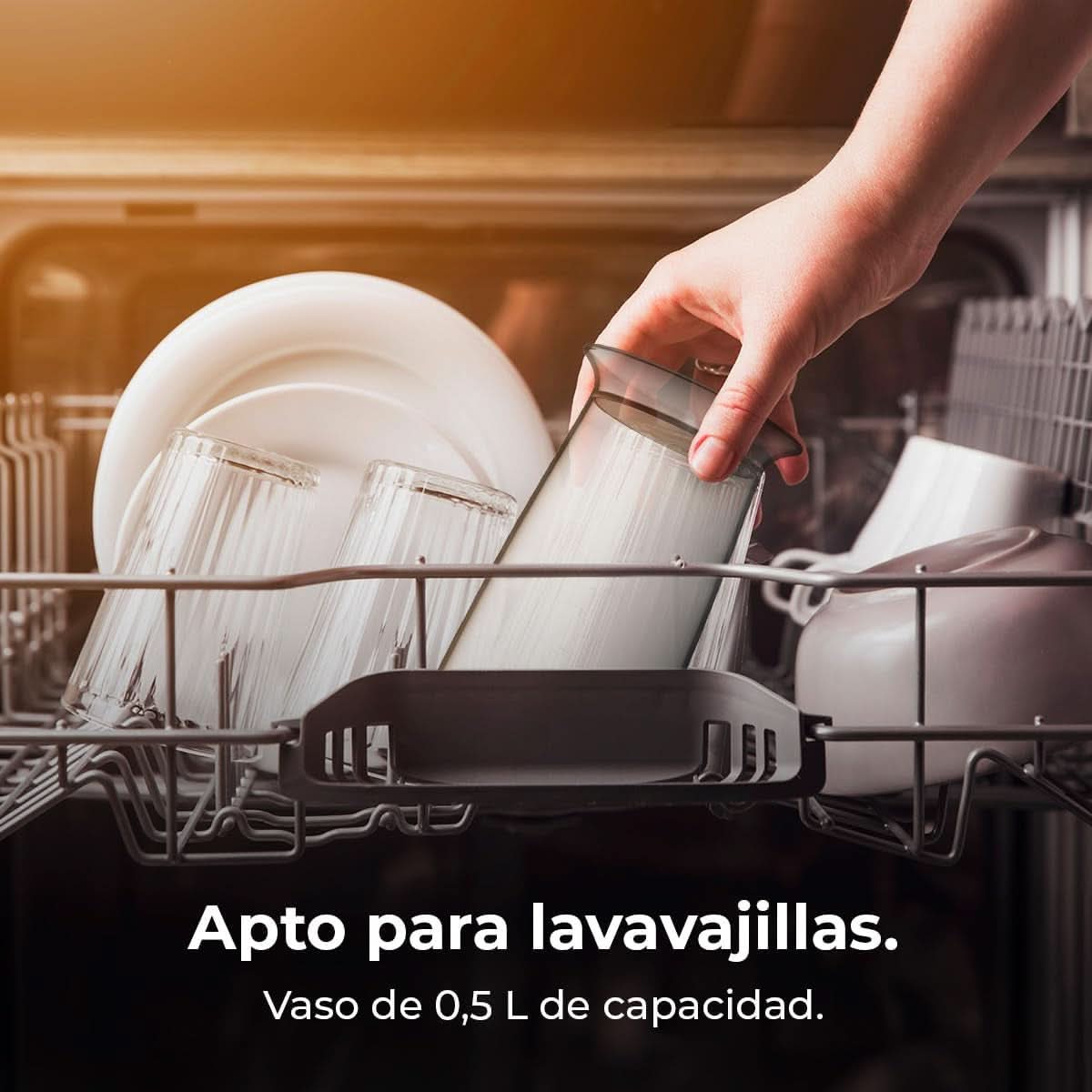 Cecotec Batidora de Mano Retro Power Retroamarillo 1200MAX. 1200W Maximale Leistung, 4-Klingen-Messer Mit Schwarzer Titanbeschichtung, 2 Geschwindigkeiten, 0.5L Becher, Vintage-Design Mother and Child Naty Shop