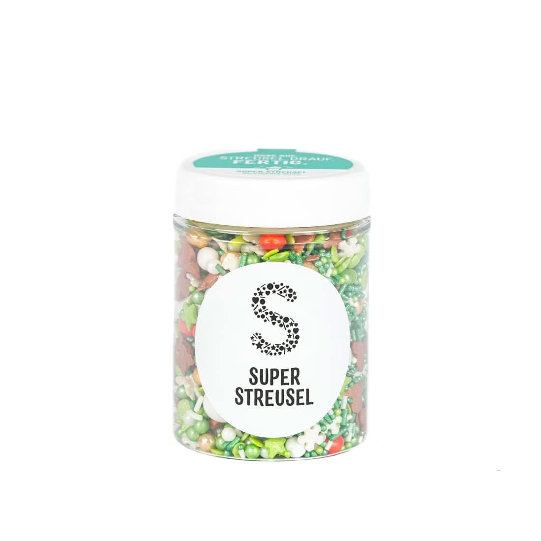 Super Streusel Hohoho, chispas navideñas, 90 gramos Sprinkles Naty Shop