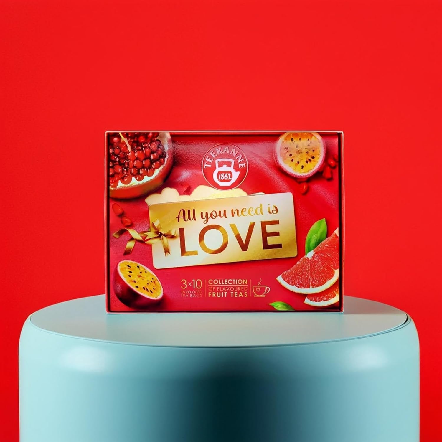TEEKANNE Love Collection Box Amestec exclusiv de ceai de fructe - 3 X 10 pliculețe - 65 G