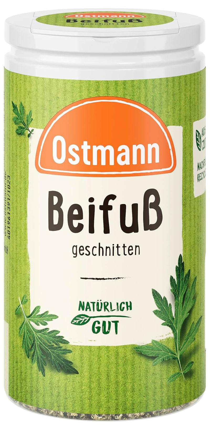 Ostmann Gewürze - Beifüß geschnitten | Kräutergewürz für Geflügelgerichte | 30 g en la estreudosis