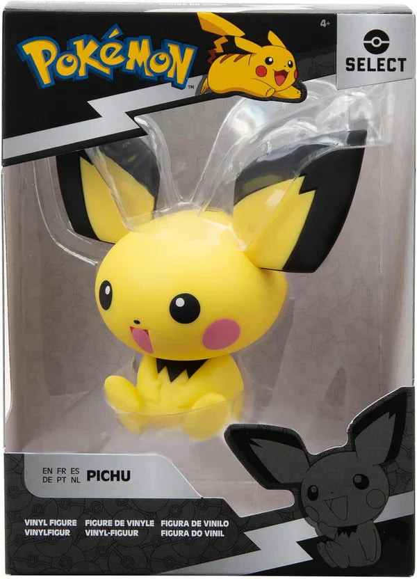 Pokémon PKW3388 - Figura Vinilo - Pichu, Figura Coleccionable Oficial, 10Cm