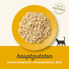 Hrană umedă pentru pisici Applaws 100% naturală, piept de pui în bulion - pachet de 12 pliculețe a câte 70 g