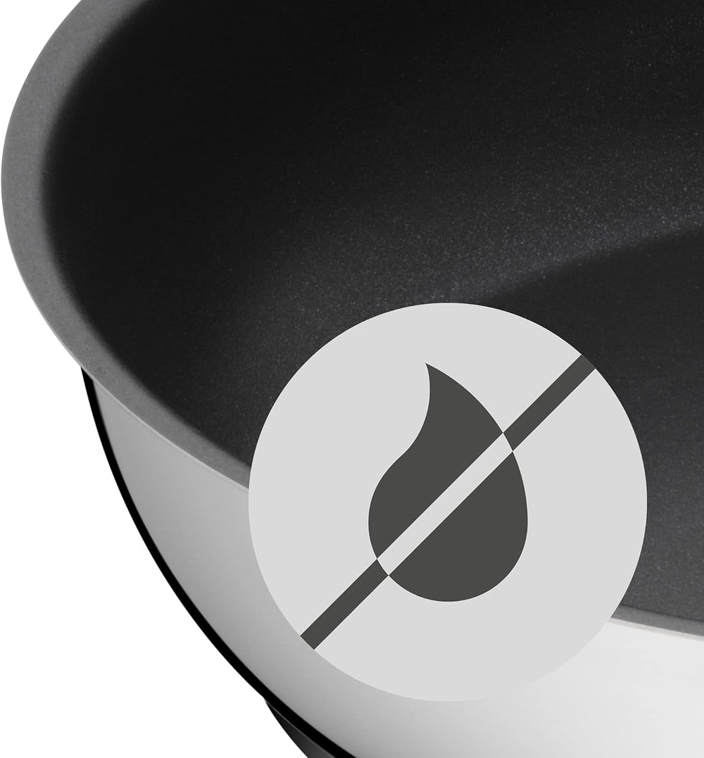 Sartén WMF Devil 20 cm, sartén inducción, acero inoxidable Cromargan, mango de plástico Ollas y Sartenes Naty Shop