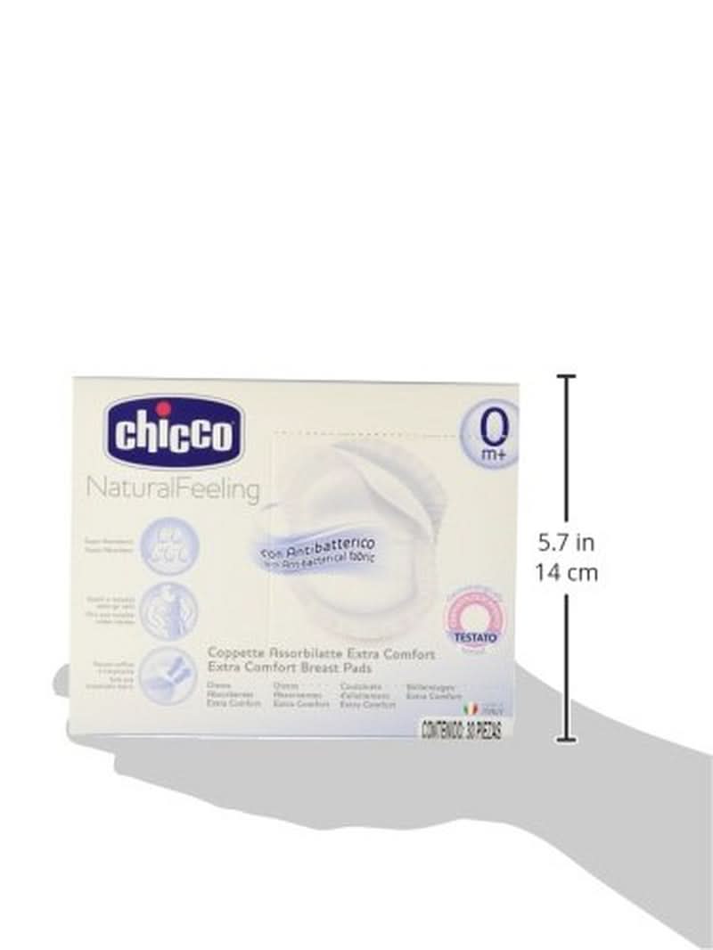 Chicco Acterielle Discos Lactantes Natural Feeling, 30 Unidades Alimentación y Accesorios Lactancia Tienda Bebe Naty