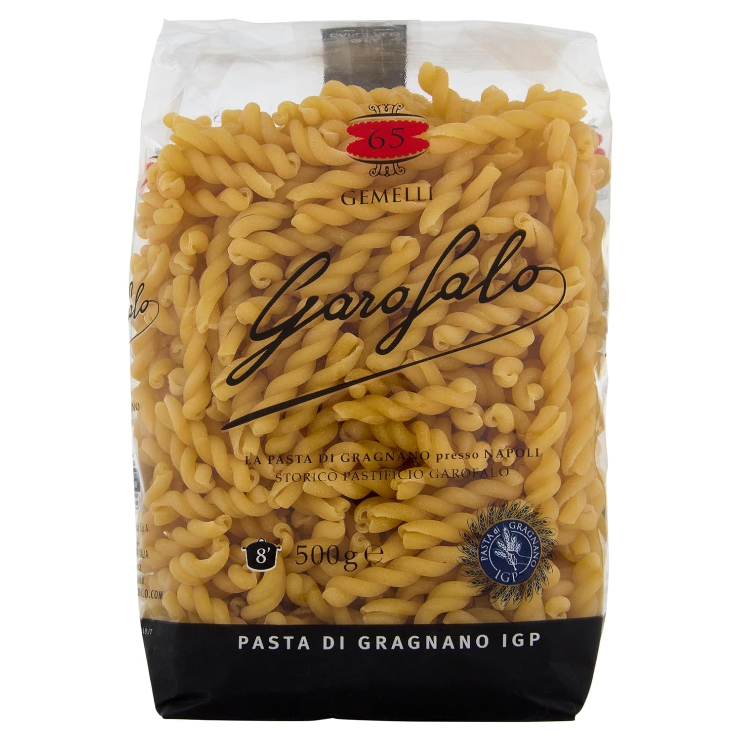 Pasta seca Gemelli, 500 g