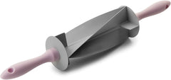RODILLO CORTADOR DE Croissant, Plástico, gris/rosa, 18 x 18 x 10 cm
