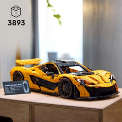 LEGO Technic Juego de superdeportivo Mclaren P1 para adultos, regalo para aficionados a los coches, motor de pistón V8, transmisión de 7 velocidades, coche a escala, juego de coches de juguete 42172 Juegos de construcción Besuche den LEGO-Store