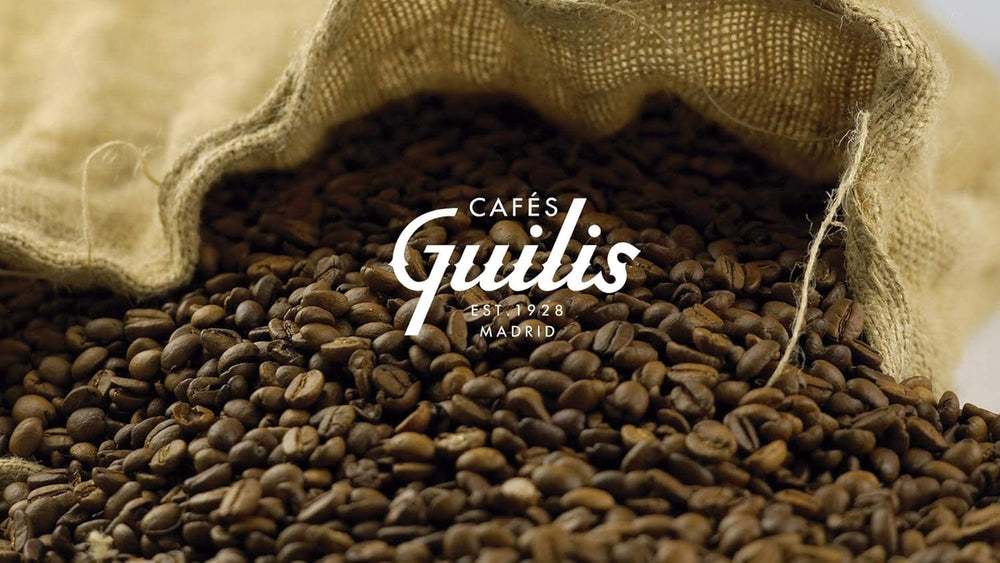 CAFES GUILIS DESDE 1928 AMANTES DEL CAFÉ Kaffeebohnen Arabica Black Blend 1kg