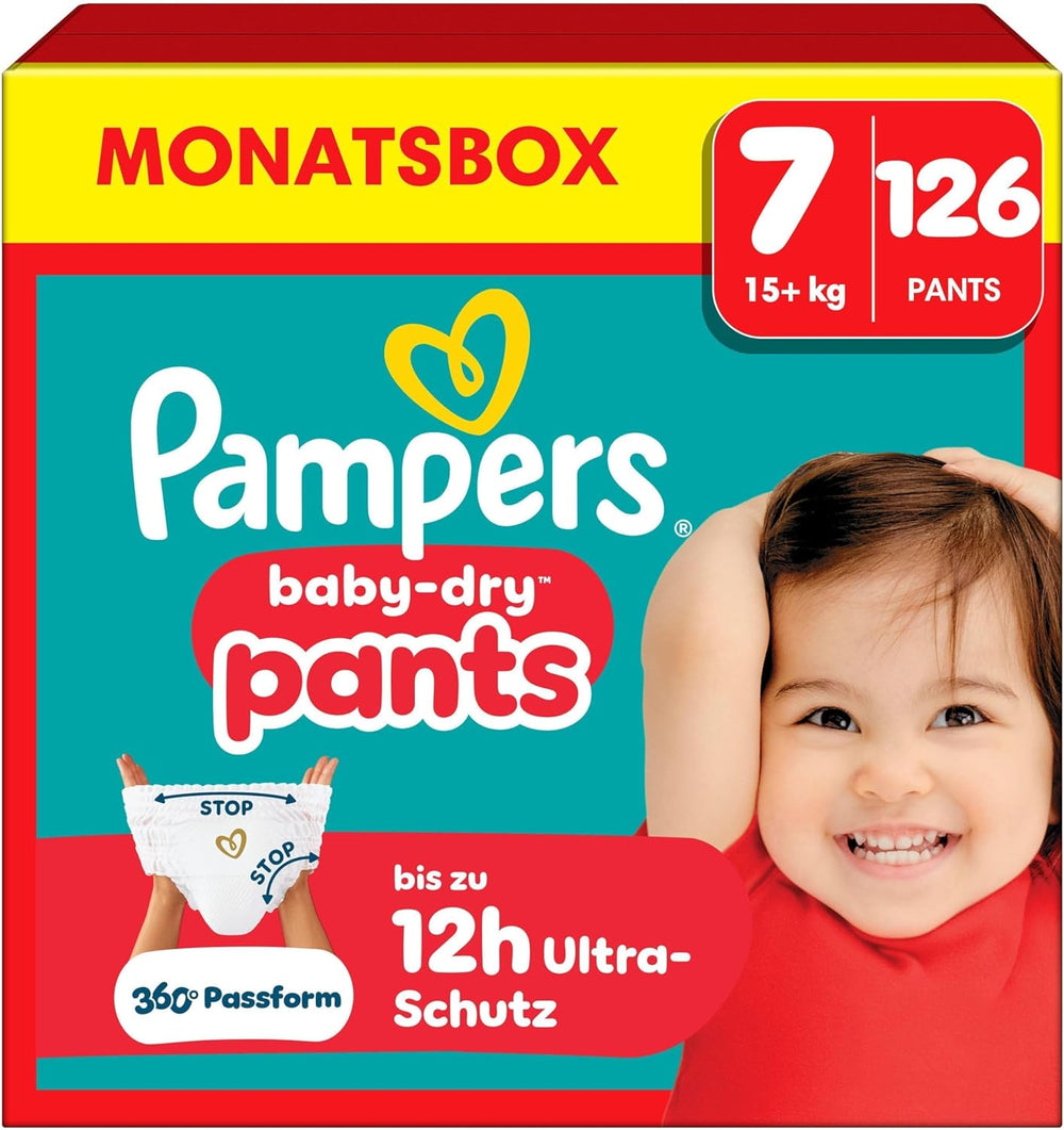 Pampers Baby-Dry Pants Tamaño 5, 160 unidades, 11 kg-17 kg, auslaufsichere 360° apto para día y noche