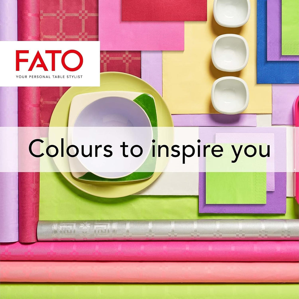 Fato, Șervețele de hârtie de unică folosință, Ideale pentru prânzuri informale și bufete, Pachet de 50 de șervețele, Dimensiune 33X33, Pliate în 4, 2 straturi, Turtledove, 100% hârtie din celuloză pură, certificat Fsc