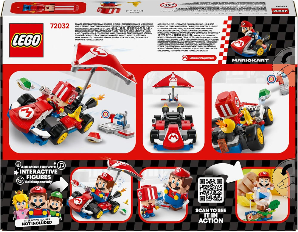 LEGO Super Mario: Mario Kart - Kart estándar, Colección Nintendo, Regalo para niños, Permite a niños, niñas y jugadores de 7 años en adelante jugar de forma independiente, Juguete de aventuras con figura de sapo 72032 Juegos de construcción Besuche den LEGO-Store