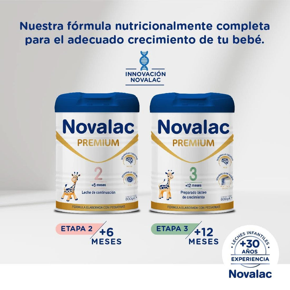 Novalac Premium 2 Messenger, leche en polvo, 800 gramos Madre e Hijo Naty Shop