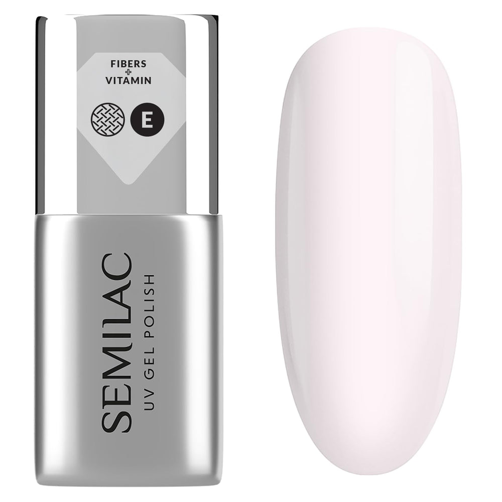 Semilac Pure & Clean base de esmalte de uñas UV 7ml – Base híbrida autonivelante para uñas sensibles