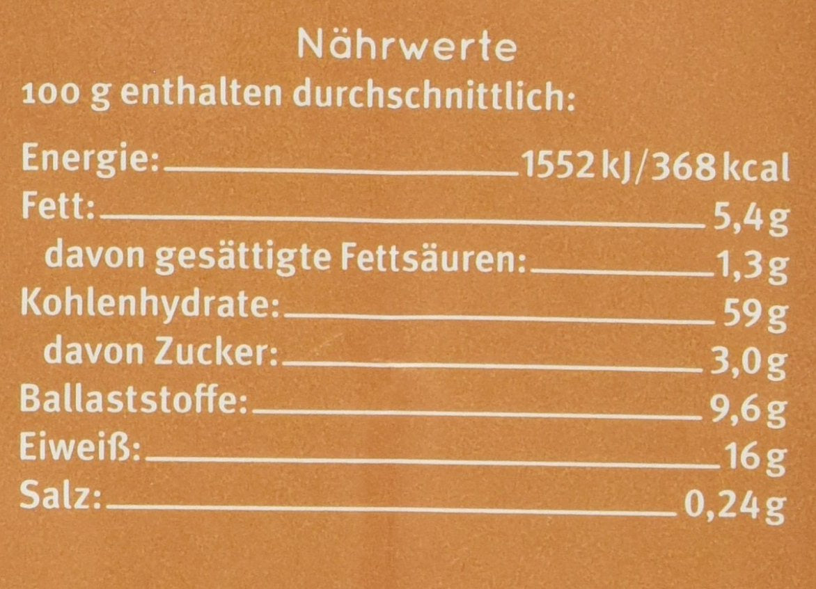 Muesli de espelta crujiente Hof (1 x 425 g) Paquete de 1