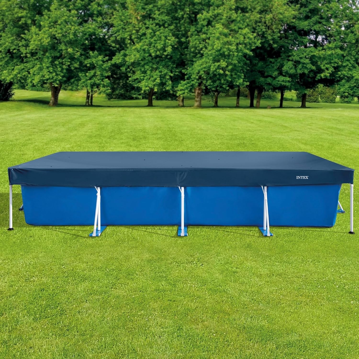 Căptușeală pentru piscină Intex Bestway Flowclear, albastră, 450 x 220 x 20 cm