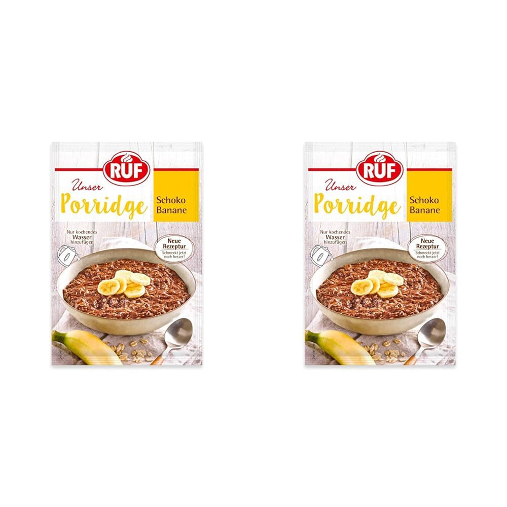 Avena instantánea RUF con fresas y vainilla, una comida de verano con avena lista en 3 minutos, 1 sobre x 65g