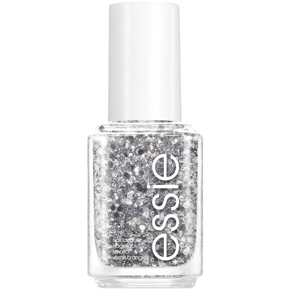 Essie Esmalte de uñas Glitter No. 275 un corte arriba, brillo/rosa, 13,5 ml