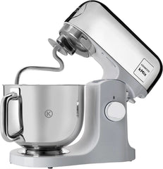 Kenwood Kmix Editions KMX760CH Küchenmaschine, 5 L Edelstahl Schüssel, Safe-Use-Sicherheitssystem, Metallgehäuse, 1000 Watt, Inkl. 3-Teiligem Patisserie-Set Und Spritzschutz, Chrom Madre e Hijo Naty Shop