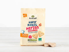 Corazones de avena y espelta ecológicos, a partir de 1 año, 125 g