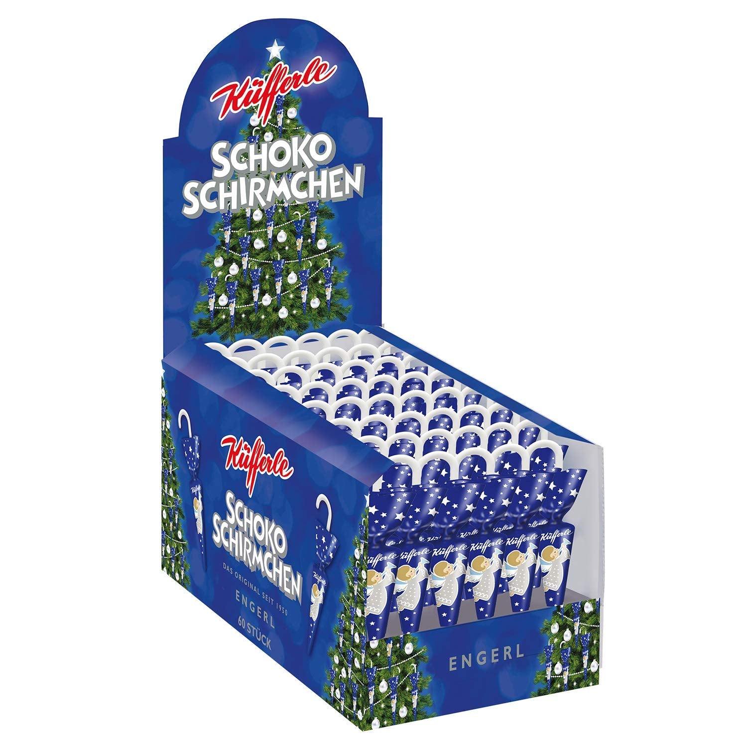 Sombras de chocolate Küfferle Polar Silver 810g (60 piezas)