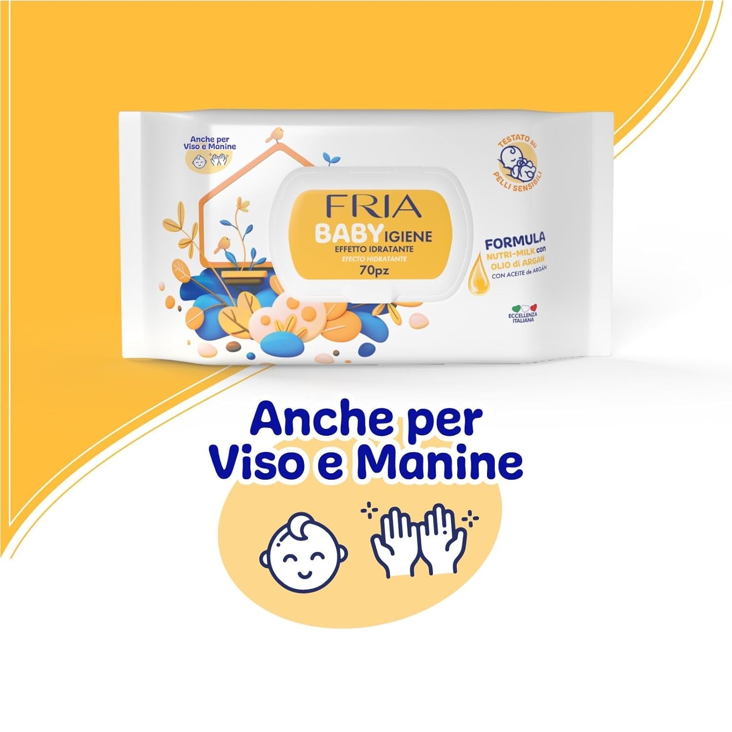 70 x șervețele umede