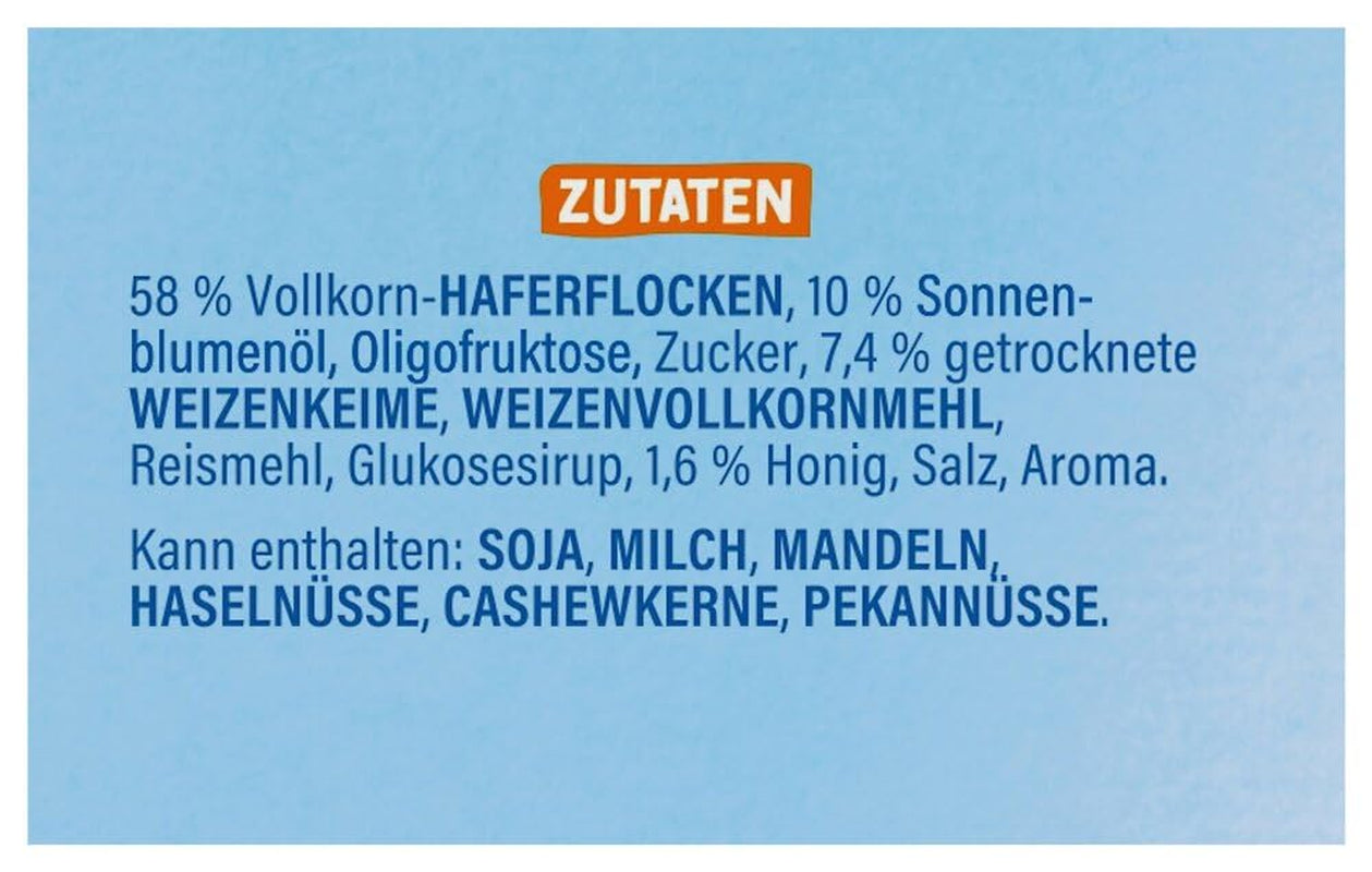 Dr. Oetker Vitalis Less Sweet Crunchy Pure: muesli crujiente con un 30 % menos de azúcar, paquete de 5 (5 x 600 g)