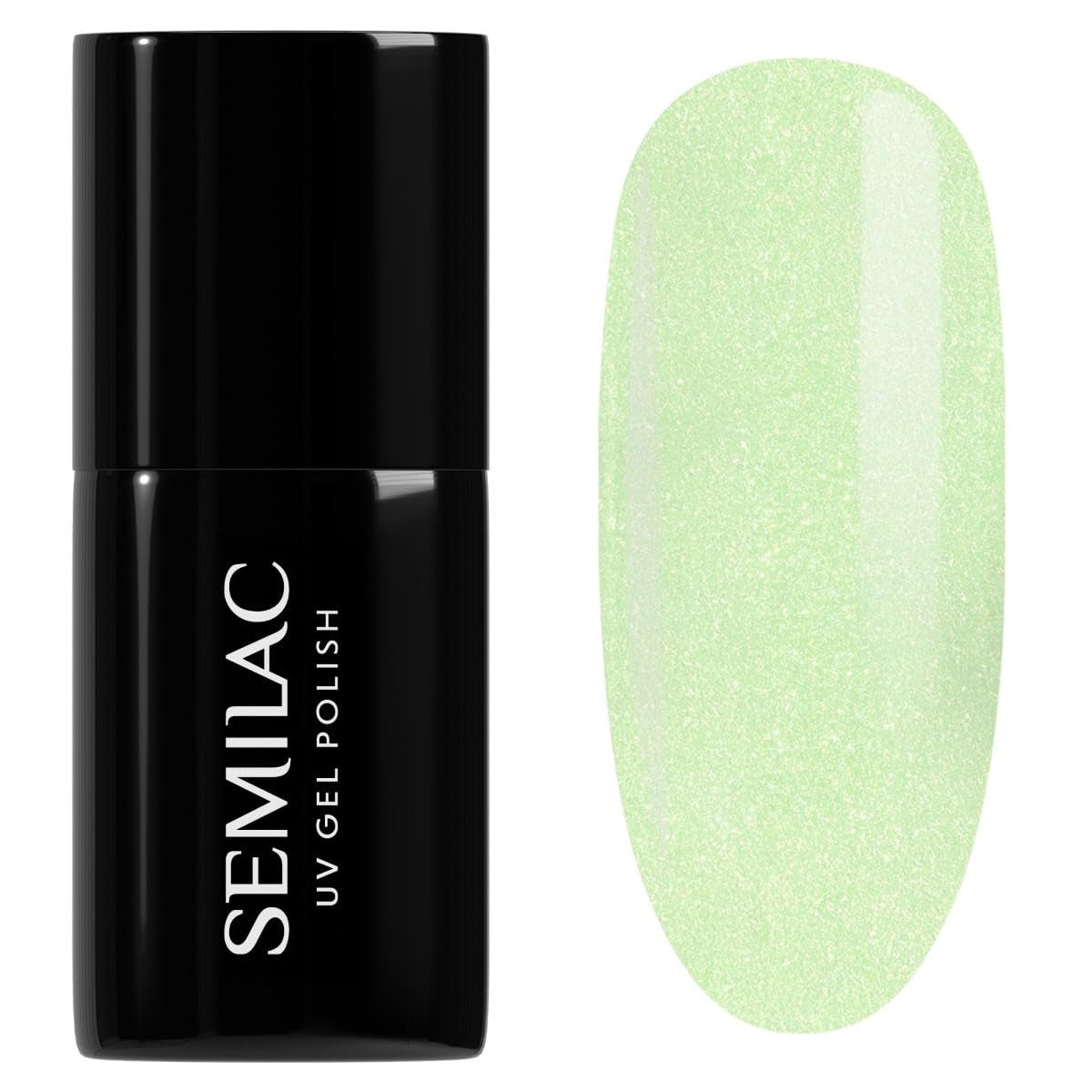 Esmalte de uñas UV Semilac Hybrid 309 Verde pino 7ml Colección Festive Wonder Colors