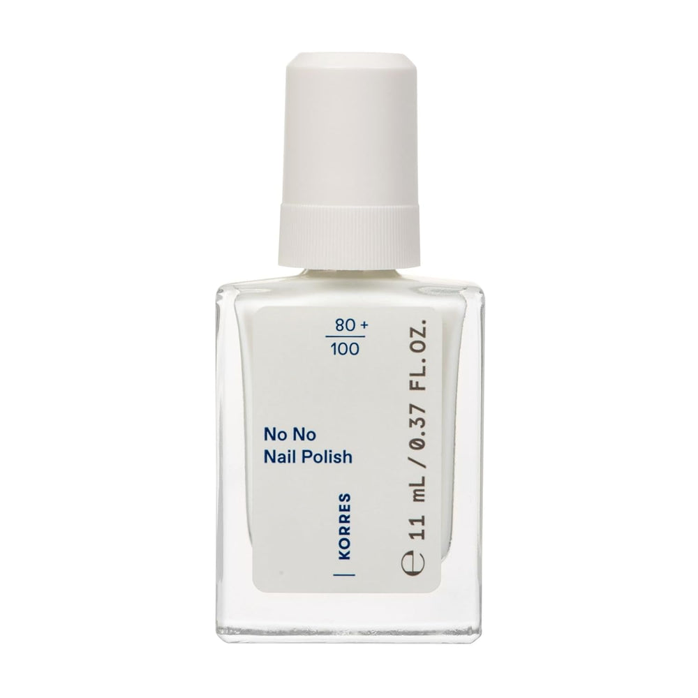 KORRES No No base de esmalte de uñas - base 10% vegana sin liberación, para un color duradero y resistente a las astillas, 11 ml - uñas cuidadas de forma natural, sin sustancias nocivas