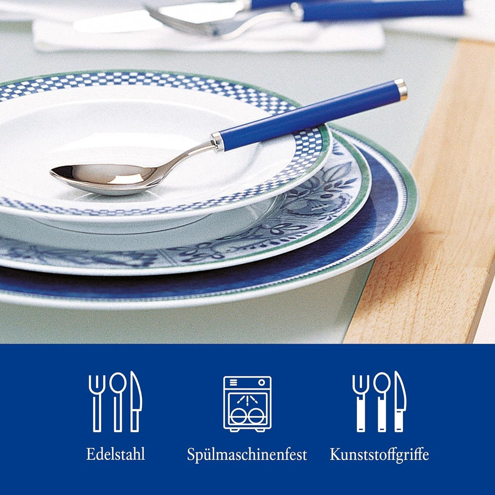 Villeroy & Boch - ¡Juega! Cubiertos Océano Azul, Juego de 30 piezas Cocina Naty Shop