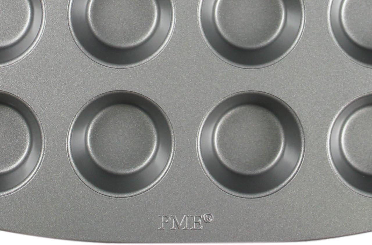 CSB111 Antihaftbeschichtete Mini-Muffinform Mit 24 Löchern Aus Karbonstahl, Edelstahl, Plata, 39,4 X 24,6 X 2,1 Cm Moldes y bandejas para repostería Naty Shop