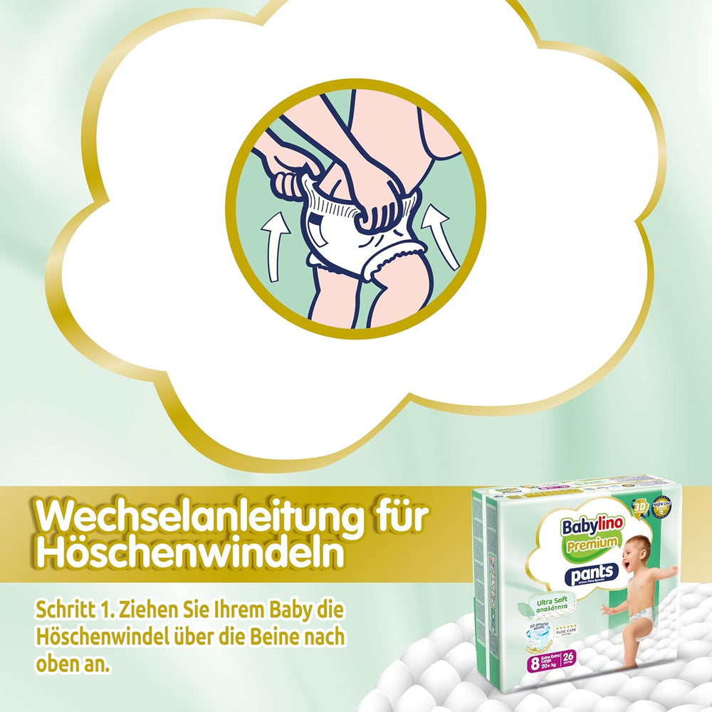 Pantalón Premium Talla 8 con filtro ultrasuave, XXL (20+ kg), 26 piezas