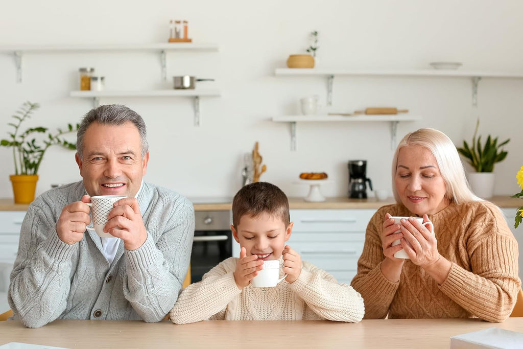 Babcia Jagoda - Ceai de fructe „Fruchtige Verführung” - 20 pliculețe de ceai - Cu hibiscus, măr, aronia, mure, măceșe, coajă de portocală - Aromă intensă de fructe, fără cofeină, vegan, natural, Cay - 40G