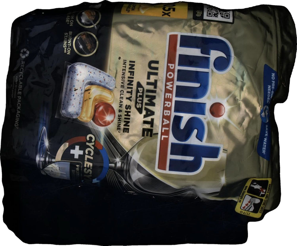 Finish Ultimate plus Infinity Shine Citrus Dishwasher Pastillas - Pastillas para lavavajillas, limpieza intensiva - 105 cápsulas, limón Naty Shop