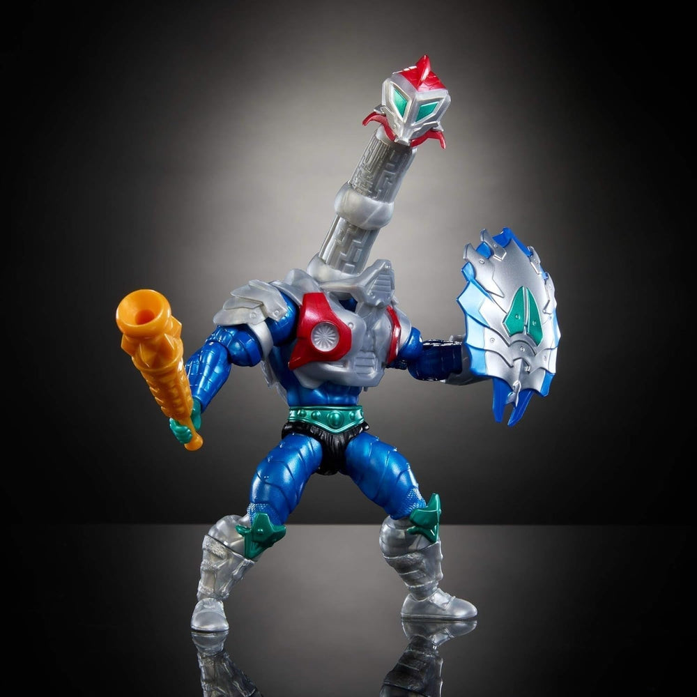Masters of the Universe Origins Turtles of Grayskull Mekaneck Reptile Wars Movable Action Figure, Teenage Mutant Ninja And MOTU Crossover Hero Toy, JBN00, [Multicolor] Action figures Naty Shop
