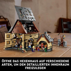 LEGO Ideas Hocus Pocus: Juego de la casa de las brujas de las hermanas Sanderson, kit de colección para adultos con casa, 6 minifiguras y accesorios, juegos de construcción femeninos y masculinos 21341 Besuche den LEGO-Store