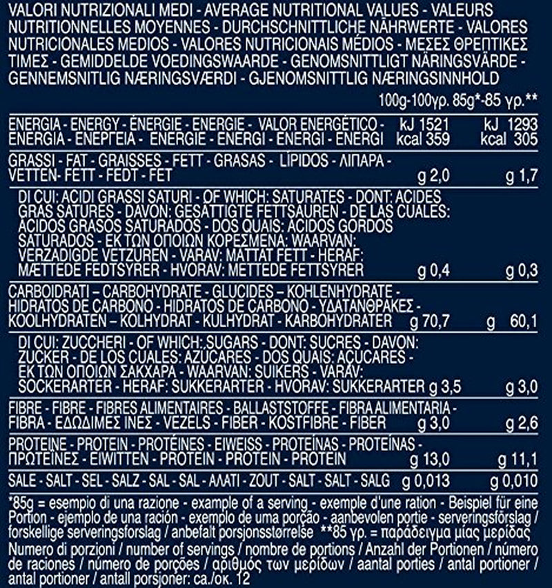 Barilla Selezione Oro Chef Orecchiette Pugliesi, paquete de 9 (9 x 1 kg)