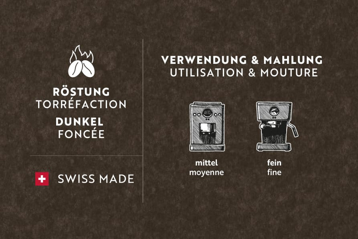 Café Royal Bio Espresso Peru – 100% Arabica Kaffeebohnen, aromatisch-intensiv, dunkle Röstung, Stärke 4/5, Bio & Fairtrade, 500 g ganze Bohnen