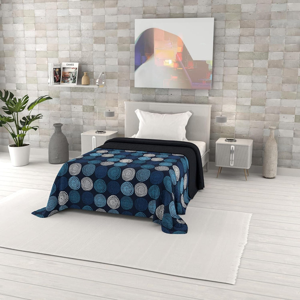 Colcha Verano Estampada Fantasía, Relleno Poliester, Pétalos, 260X270Cm Edredones y edredones Naty Shop Ipnotic 170X270Cm