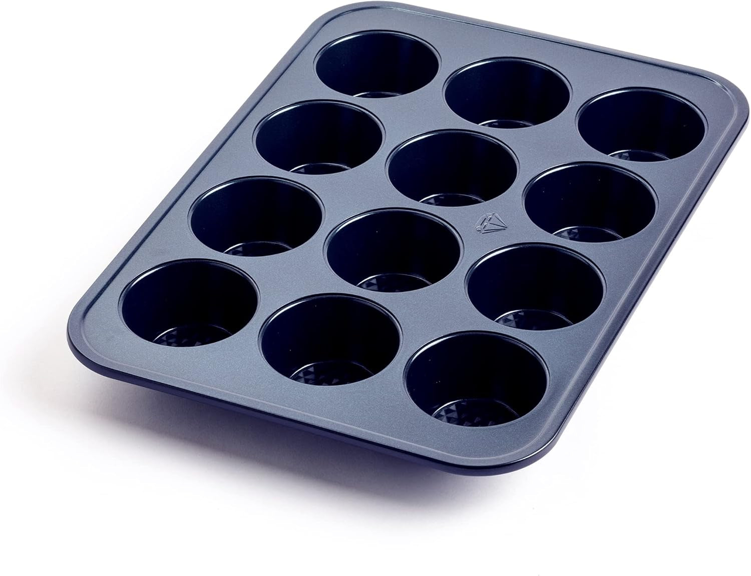 Blue Diamond Bakeware 12Er Muffinform Mit Antihaftbeschichtung, Blau Moldes y bandejas para hornear Naty Shop Muffinform
