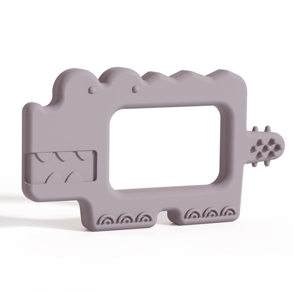 Jucărie de dentiție Moonkie din silicon fără BPA, periuță de dinți pentru bebeluși cu ventuză și rotire la 360°, ideală pentru bebelușii de 6-12 luni