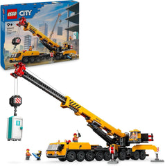 LEGO City Grúa de Construcción Móvil Juguete de Construcción para Niños y Niñas Regalo Creativo para Niños Brazo Largo Extensible 4 Minifiguras de Trabajadores de la Construcción para Juegos de Interpretación 60409 Juegos de Construcción Besuche den LEGO-Store Default Title
