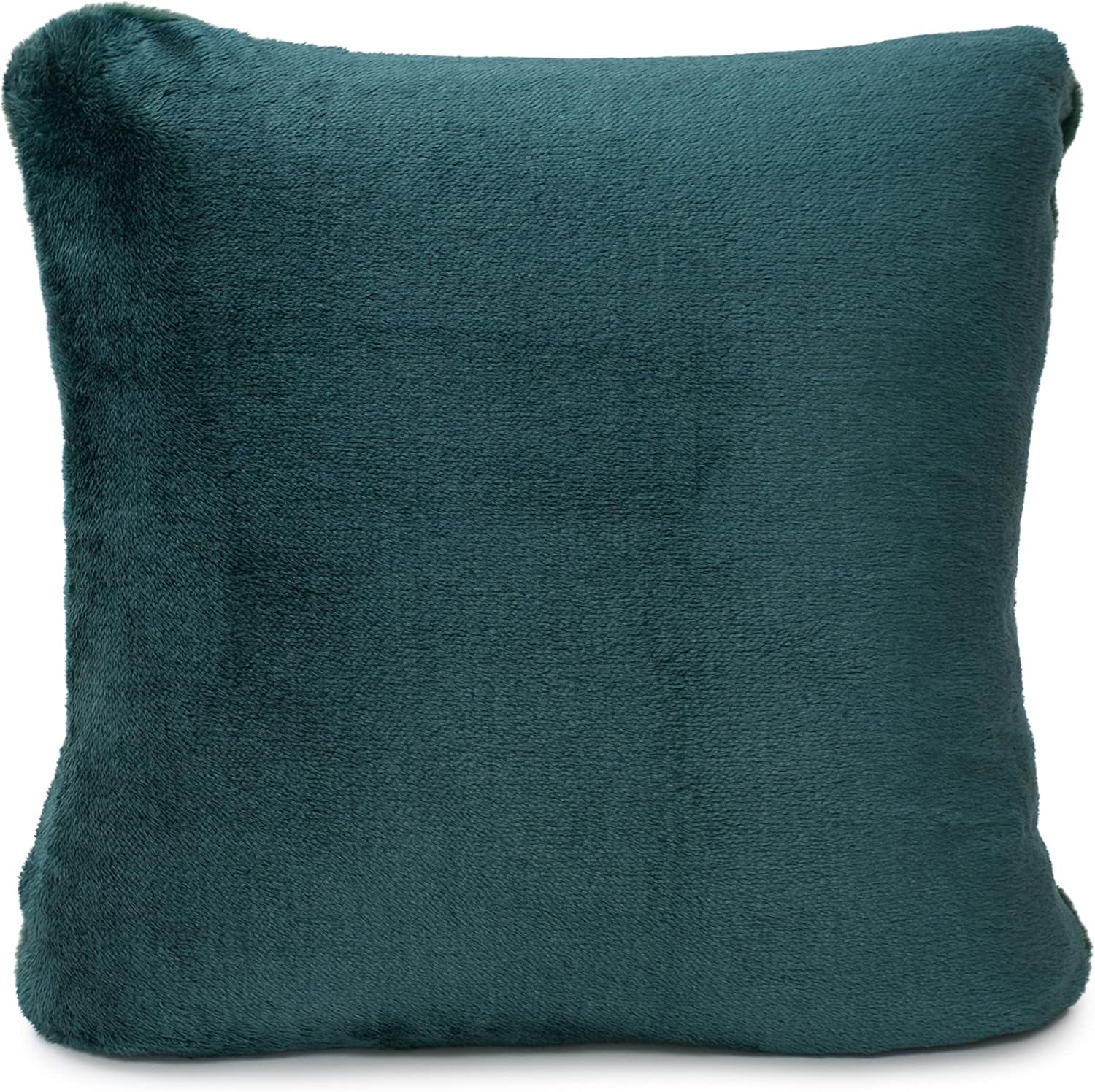Gözze - Cómoda funda de almohada, Merino Feeling, 50X50 Cm - Verde oscuro Camas y mantas Besuche den Gözze-Store