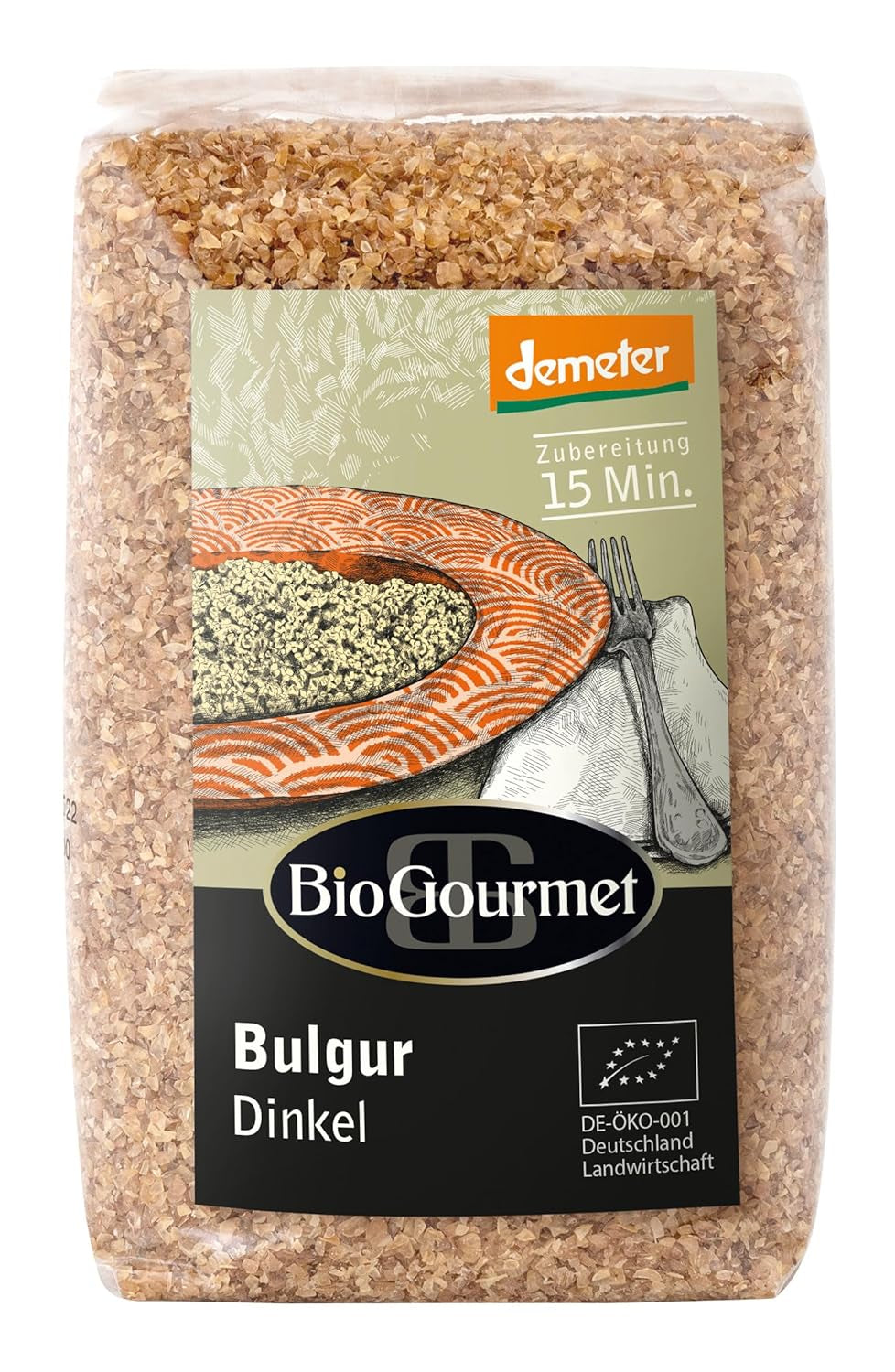 Granos de trigo sarraceno BioGourmet - de producción propia (biodinámicos, fragantes y ligeros, rápidos de preparar), 500 g