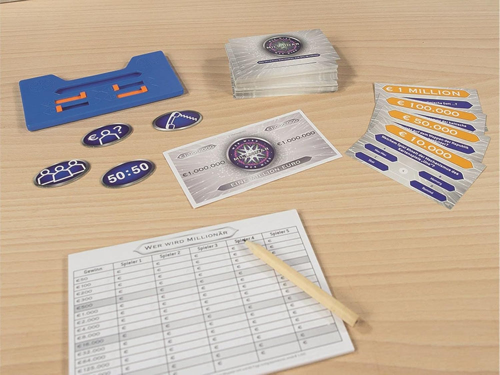 Jumbo Games 19736 Games - Quién quiere ser millonario - 20.º aniversario - Juego de mesa - Mayores de 12 años