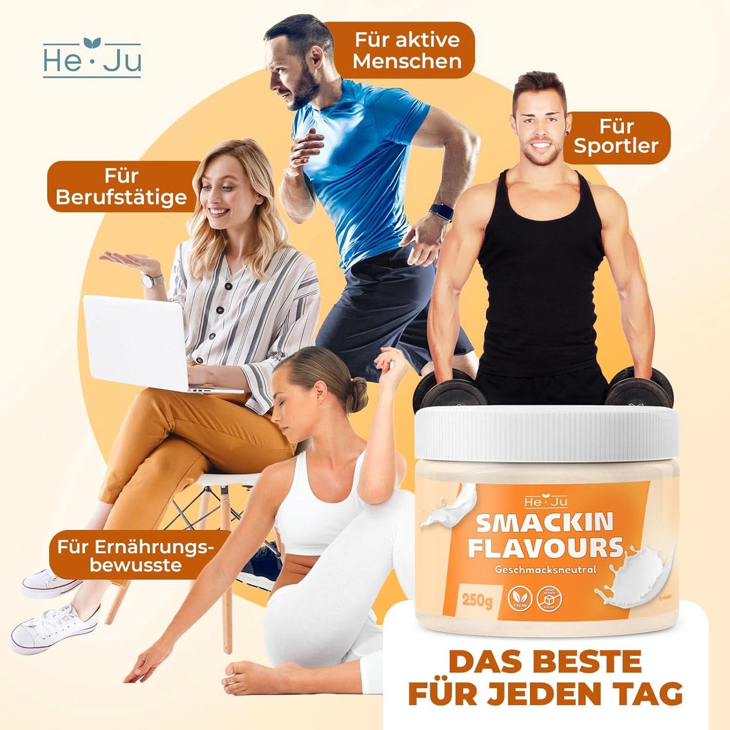 He-Ju, Polvo con sabor neutro, 250 gramos Tienda Aromas Naty