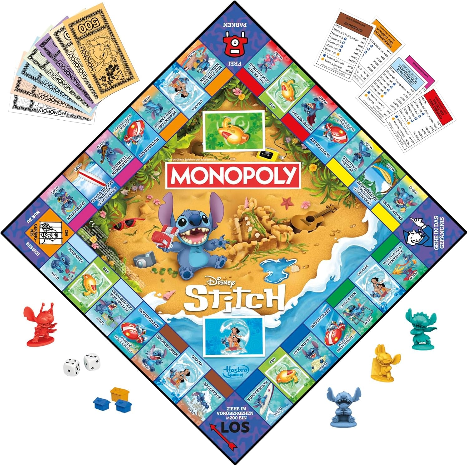 Juego de mesa Monopoly Disney Stitch Edition - versión alemana