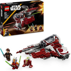 LEGO Star Wars 75401 Ahsokas Jedi Interceptor, figuras para fans de The Clone Wars, minifiguras de Ahsoka Tano y Anakin Skywalker, con luces y R7-A7, para jóvenes y mujeres de 8 años