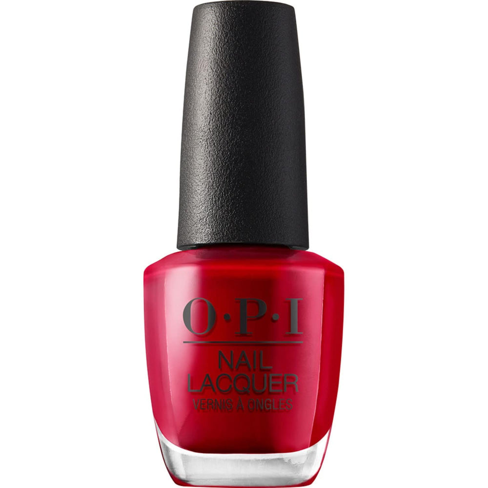 OPI Nail Lacquer en tonos de rojo y naranja - Esmalte de uñas de secado rápido, resistente a las astillas y de larga duración - dura hasta 7 días - con cepillo ProWide extra ancho