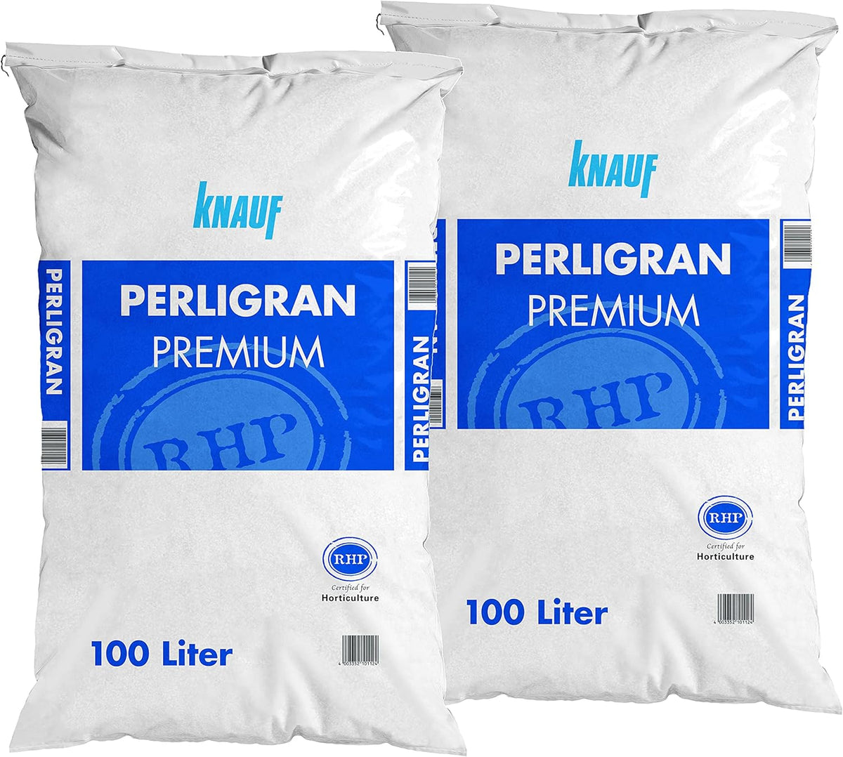 Floragard Perlite Perligran 200 L (2×100 L, 2–6 mm) – mejorador de suelo mineral y Drainagezusatz für Garten, Anzucht, Zimmerpflanzen & Hydrokultur – asegura una estructura suelta y una buena ventilación